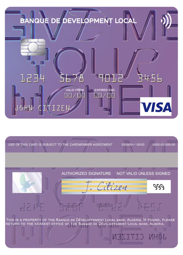Algeria Banque de Développement Local visa card